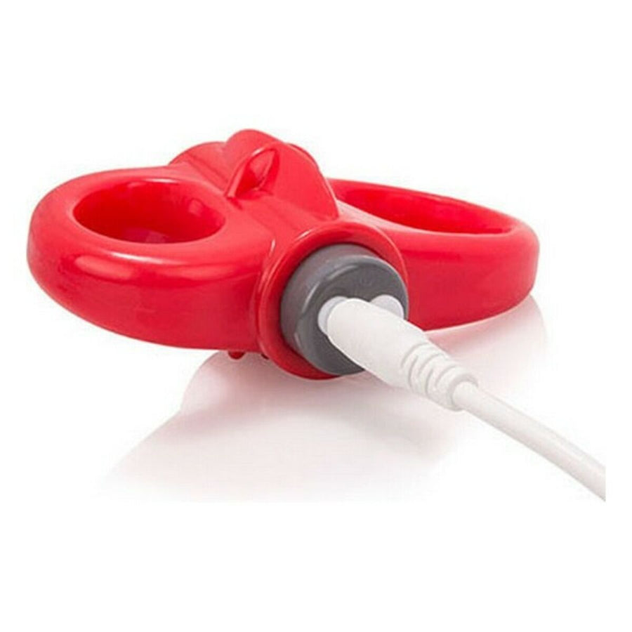 Anillo Vibrador Para El Pene The Screaming O Charged Yoga Rojo