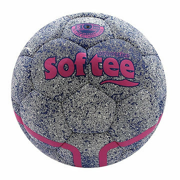 Ballon de Football DENIM Softee 80663 Rose Synthétique (5)