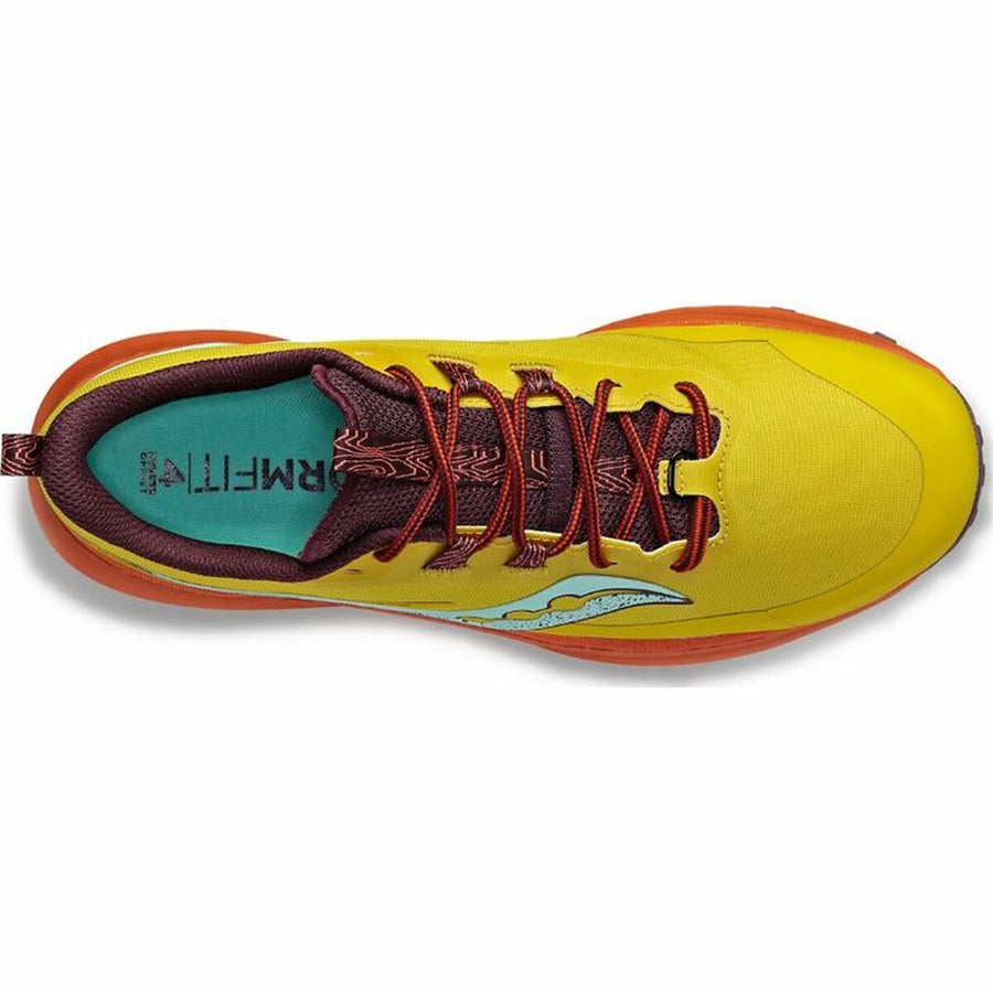 Zapatillas Running Adulto Saucony Saucony Peregrine 13 Amarillo Mujer Naranja