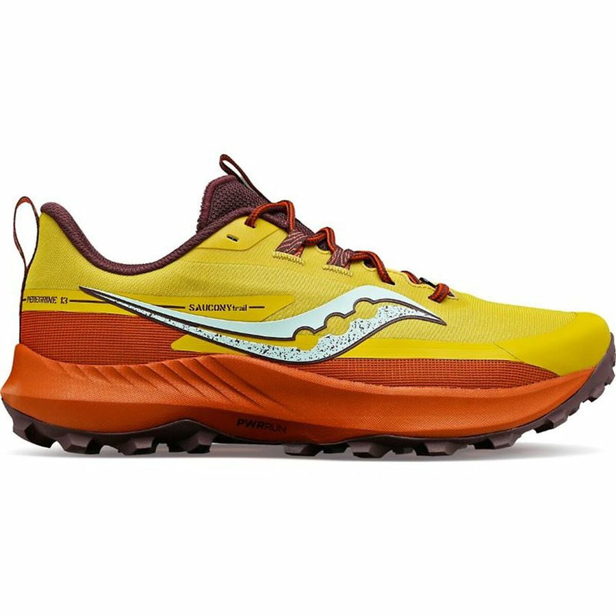 Zapatillas Running Adulto Saucony Saucony Peregrine 13 Amarillo Mujer Naranja