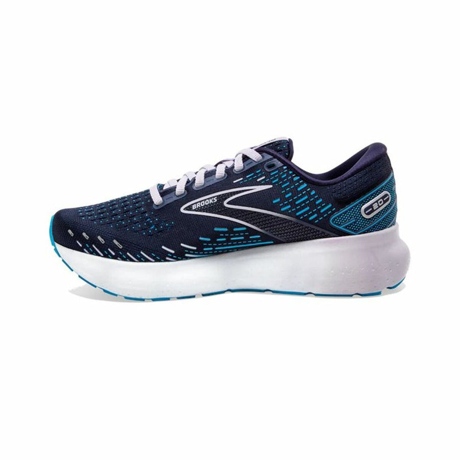 Zapatillas Running para Adultos Brooks Glycerin 20 Ancho Azul oscuro Mujer