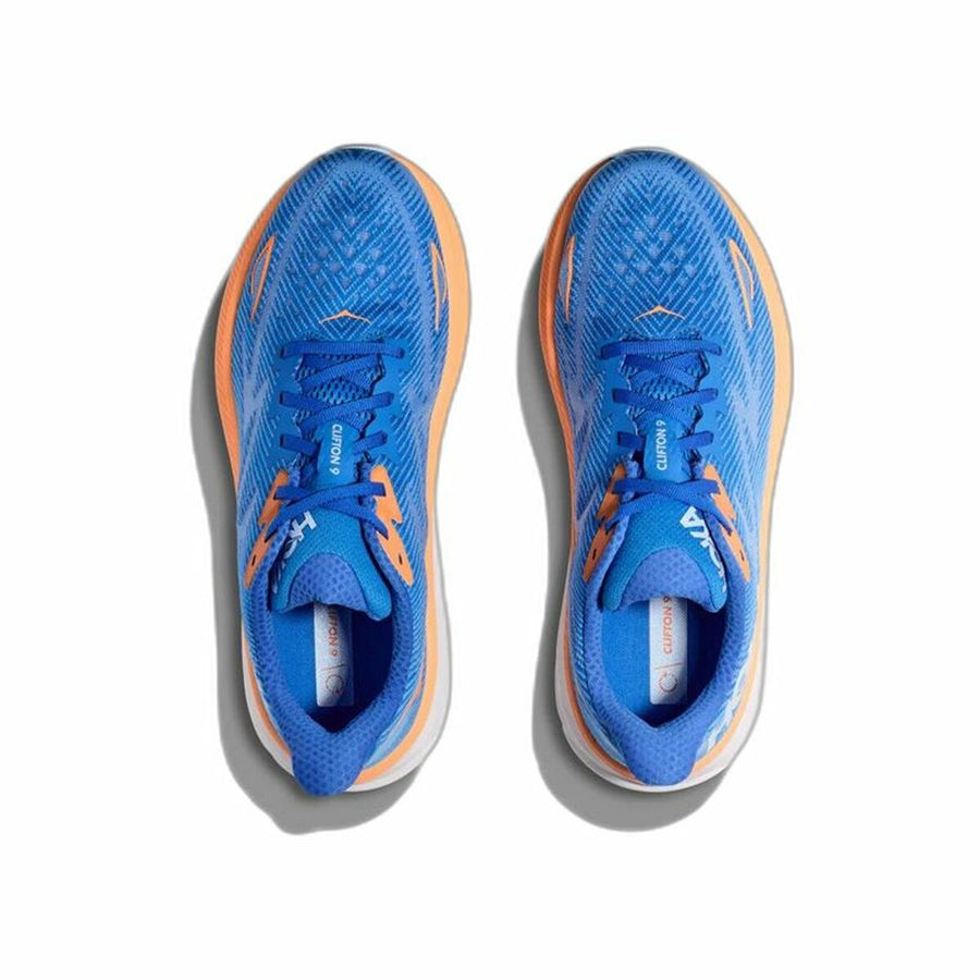 Running Shoes for Adults HOKA Clifton 9 Sky/Aboard Blue Men