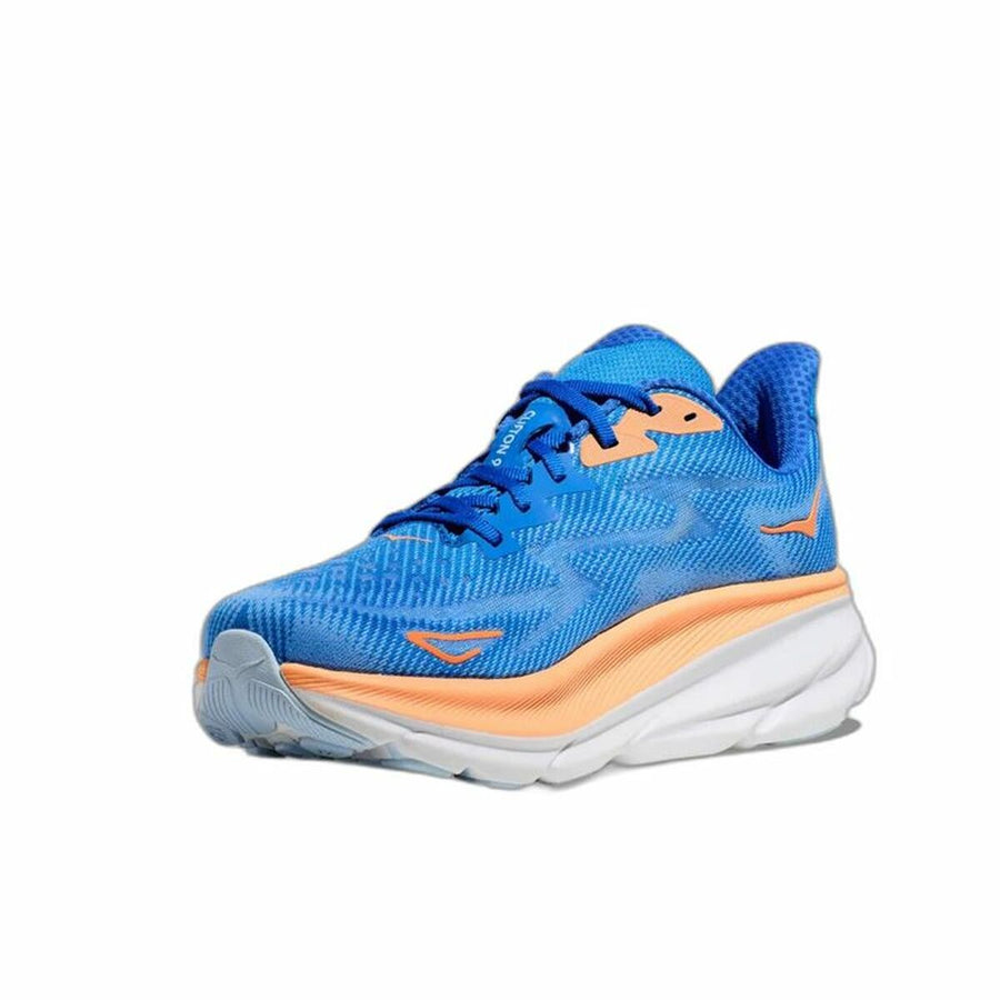 Running Shoes for Adults HOKA Clifton 9 Sky/Aboard Blue Men