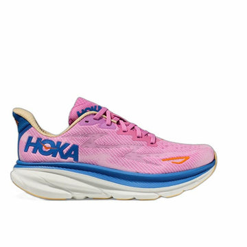 Running Shoes for Adults HOKA Clifton 9 Dark pink Lady