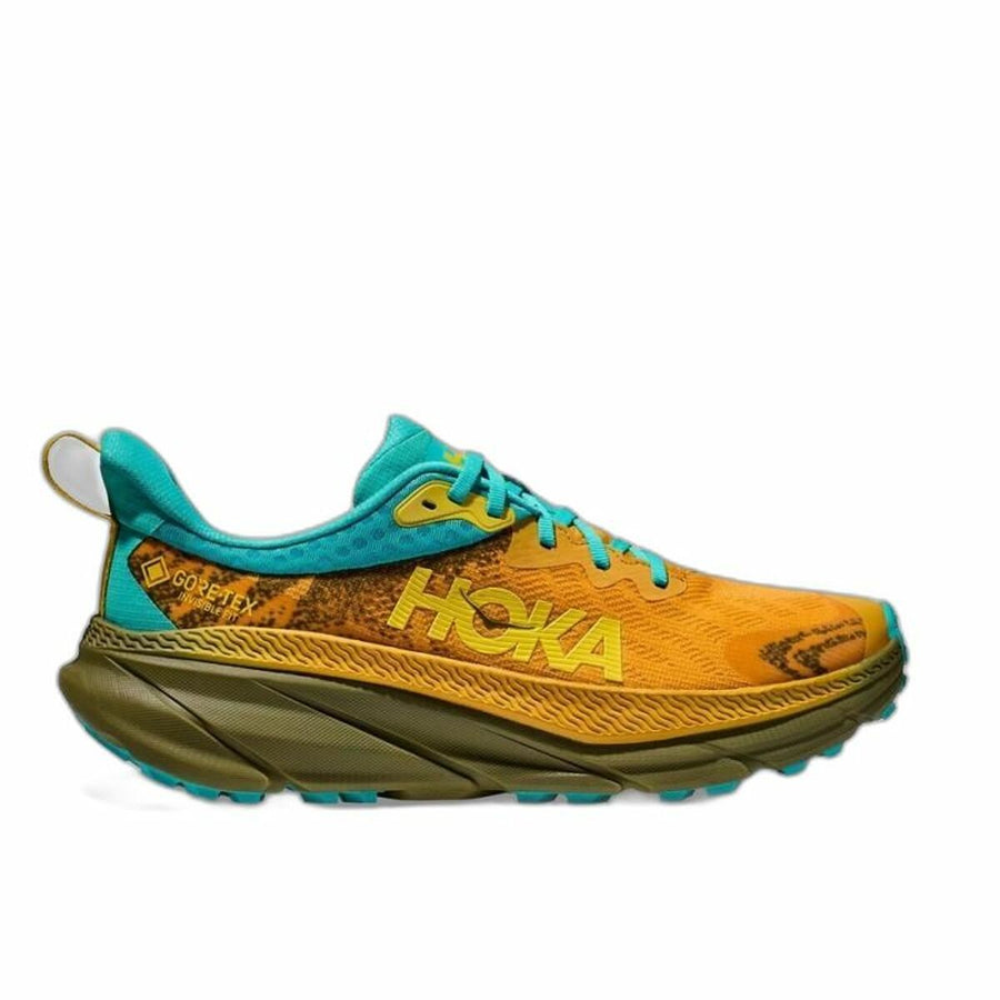 Running Shoes for Adults HOKA Challenger Atr 7 Gtx Yellow Orange Men