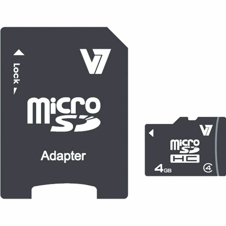 Tarjeta Micro SD V7 VAMSDH4GCL4R-2E 4GB