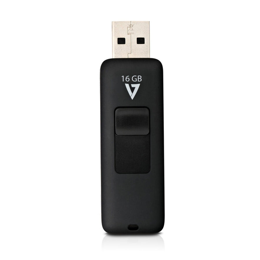 Tarjeta de Memoria Micro SD con Adaptador V7 VF216GAR-3E Negra 16 GB