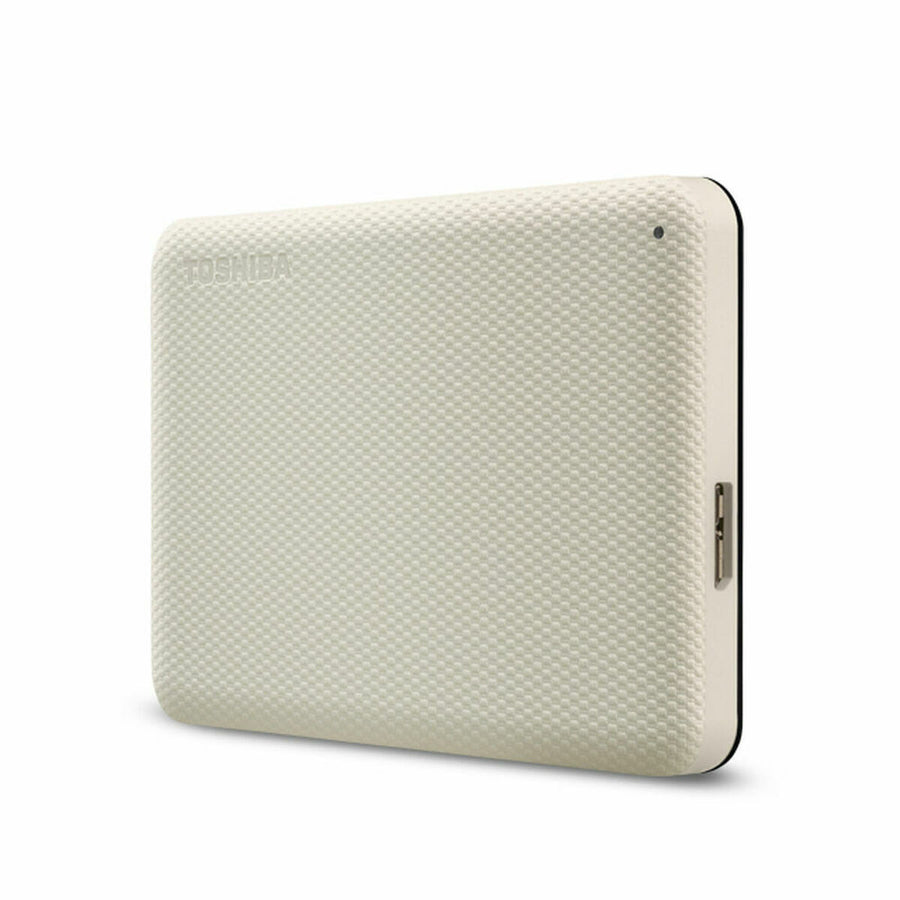 Disco Duro Externo Toshiba CANVIO ADVANCE Beige Blanco 4TB USB 3.2 Gen 1