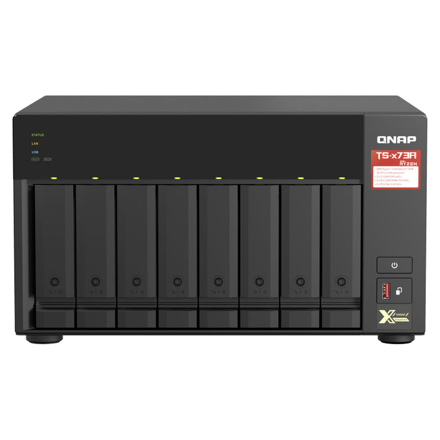 Almacenamiento en Red NAS Qnap TS-873A-8G Negro