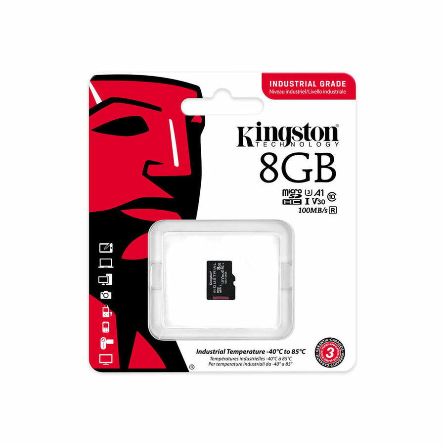 Micro SD Memory Card with Adaptor Kingston SDCIT2/8GBSP