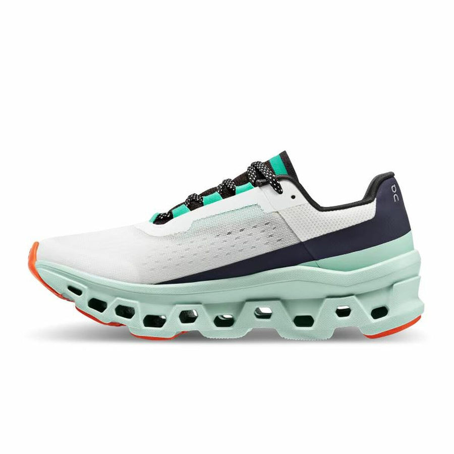 Running Shoes for Adults On Running Cloudmonster Aquamarine Lady